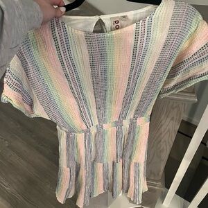 Anthropologie Multicolor Striped Women's dress